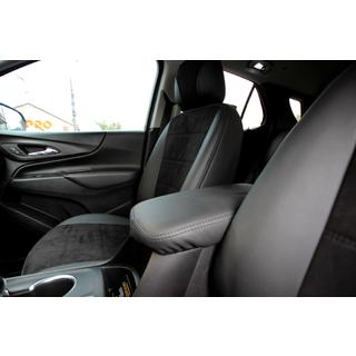 Авточехлы экокожа+ткань+алькантара Antara A001 (полный салон) Chevrolet Equinox 2018-2025 гг. фото 4