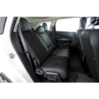 Авточехлы ЭкоКожа+Ткань+Алькантара Antara A001 (3 Ряда) Dodge Journey 2008-2020 гг. фото 3