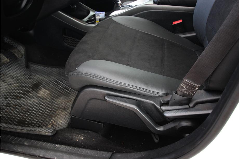 Dodge Journey 2008-2020 гг. Авточехлы ЭкоКожа+Ткань+Алькантара Antara A001 (3 Ряда) Фото 12