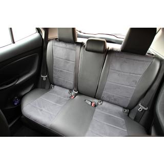 Авточехлы экокожа+ткань+алькантара Antara A001 (полный салон) Toyota Yaris/Yaris Cross (XP210) 2020- гг. фото 4