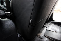 Mercedes Citan 2013-2021 гг. Авточехлы экокожа+ткань+алькантара Antara A001 (полный салон) фото 2