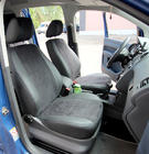 Volkswagen Caddy 2010-2015 гг. Авточехлы Эко-кожа+Ткань+Алькантара Antara A001b (Полный комплект) фото 1