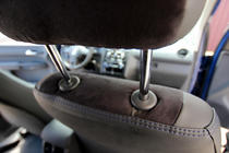 Volkswagen Caddy 2010-2015 гг. Авточехлы Эко-кожа+Ткань+Алькантара Antara A001b (Полный комплект) фото 16