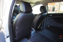 Ford Focus III 2011-2017 гг. Авточехлы экокожа+ткань+Алькантара Antara A001g (полный салон) фото 11