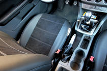 Ford Focus III 2011-2017 гг. Авточехлы экокожа+ткань+Алькантара Antara A001g (полный салон) фото 10