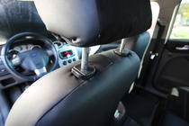 Ford Focus III 2011-2017 гг. Авточехлы экокожа+ткань+Алькантара Antara A001g (полный салон) фото 14