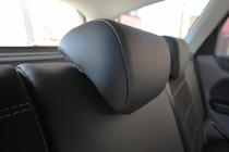 Ford Focus III 2011-2017 гг. Авточехлы экокожа+ткань+Алькантара Antara A001g (полный салон) фото 5