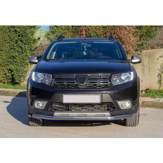 Передняя защита Texas (60мм, нержавейка) фото 1