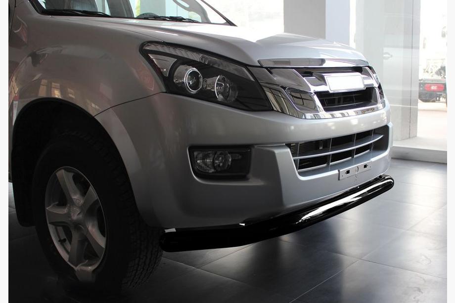 Isuzu D-Max 2011-2019 гг. Передняя защита Texas (76мм, черный) Фото 2