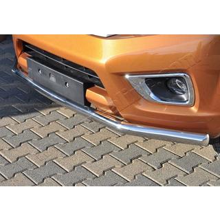 Передняя защита Texas (76мм, нержавейка) фото 1