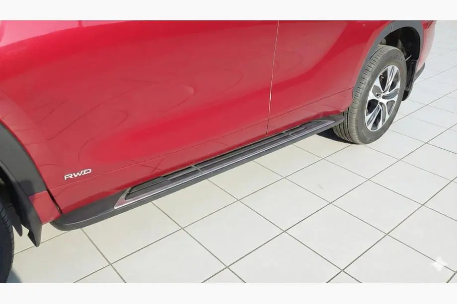 Toyota Highlander 2019- гг. Боковые Подножки OEM V1 (2 шт., Алюминий)