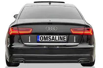 Audi A6 C8 2018–2025 гг. Накладка на багажник OmsaLine нержавейка фото 1