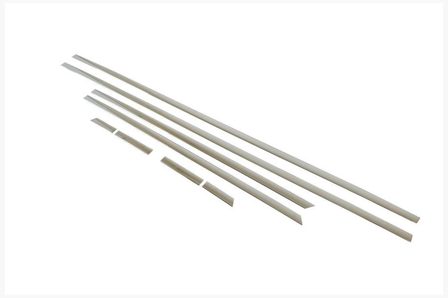 Audi A6 C8 2018–2025 гг. Хромированные Молдинги Дверей (8 шт) Image