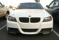 Передние Flap накладки DPT (для E90 M-Sport 2005-2008, Черный Глянец, 2 шт) фото 3