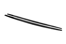 BMW 3 серия F30/F31 2012-2019 гг. Черные накладки на пороги (203см, OmsaLine) фото 2