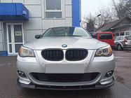BMW 5 серия E60/E61 2003-2010 гг. Накладка на передний бампер OmsaLine Flap (черная) фото 1