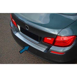 Накладка на задний бампер OmsaLine (SD, нержавейка) BMW 5 серия F10/F11 2010–2016 гг. фото 1