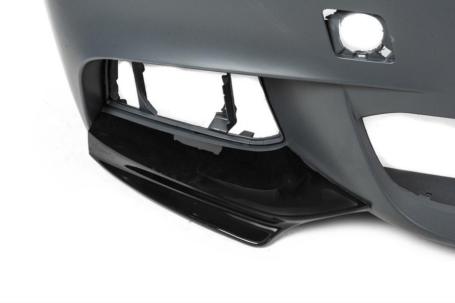 BMW 5 серия F10/F11 2010–2016 гг. Накладка на передний бампер DPT Flap (для M-Performance, Черный Глянец) Фото 15