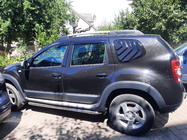 Renault Duster 2008–2017 гг. Накладки на задние окна EuroCap (2 шт, ABS) фото 1
