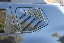 Renault Duster 2008–2017 гг. Накладки на задние окна EuroCap (2 шт, ABS) фото 2