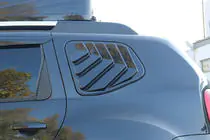 Renault Duster 2008–2017 гг. Накладки на задние окна EuroCap (2 шт, ABS) фото 3