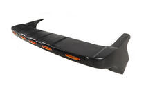 Козырек лобового стекла V1 (LED, черный мат) фото 3