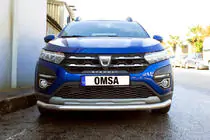 Dacia Jogger 2022- гг. Хромированные накладки на противотуманные фары (2 шт, нержавейка) фото 2