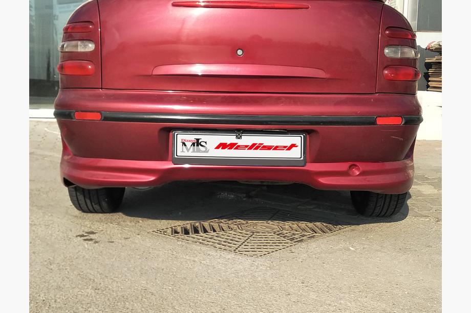 Fiat Bravo 2008-2016 гг. Накладка на задний бампер (Meliset, грунтованная) Фото 2