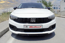 Fiat Tipo 2016- гг. Передняя накладка на бампер (2021+, грунт под покраску) фото 3