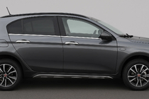 Fiat Tipo Cross 2021- гг. Нижние молдинги стекол нержавейка фото 1