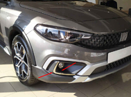 Fiat Tipo Cross 2021- гг. Накладки на Противотуманные Фары из Нержавеющей Стали фото 1