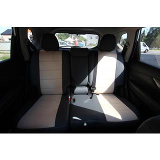 Авточехлы ЭкоКожа+Ткань+Алькантара Antara A0013 (Полный Комплект) Nissan X-trail T32/Rogue 2014-2021 гг. фото 2