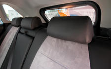 Toyota Rav 4 2019- гг. Авточехлы Эко-кожа+Ткань+Алькантара Antara A0010 (Полный комплект) фото 11