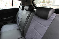 Kia Sportage 2021- гг. Авточехлы Эко-кожа+Ткань+Алькантара Antara A0010 (Полный комплект) фото 5