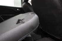 Citroen C-Elysee 2013-2022 гг. Авточехлы Эко-кожа+Ткань+Алькантара Antara A0010 (Полный комплект) фото 13