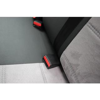 Авточехлы Эко-кожа+Ткань+Алькантара Antara A0010 (Полный комплект) Citroen C-Elysee 2013-2022 гг. фото 2