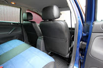 Volkswagen Passat B5 1997-2005 гг. Авточехлы ЭкоКожа+Ткань+Алькантара Antara A006 (Полный Комплект) фото 13