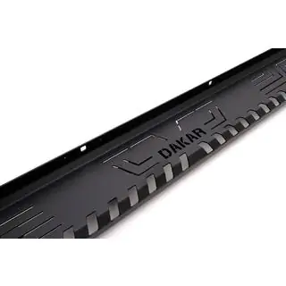 Боковые пороги Dakar V1 без LED (2 шт, металл) фото 4