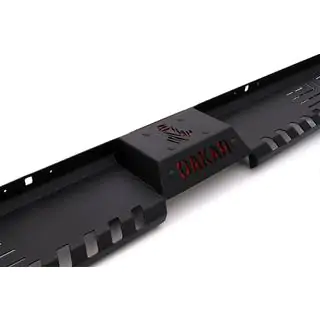 Боковые пороги Dakar V2 без LED (2 шт, металл) фото 2