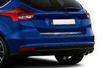 Ford Focus III 2011-2017 гг. Накладка на багажник 2015-2017 (Хэтчбек, нержавейка) фото 1