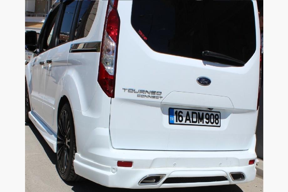 Ford Connect 2014-2021 гг. Накладка на задний бампер (грунтованная под покраску) Image