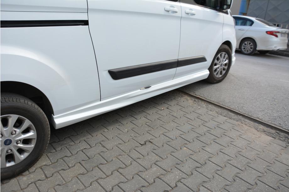 Ford Custom 2013-2022 гг. Пороги (2 шт, грунтованные под покраску) Image