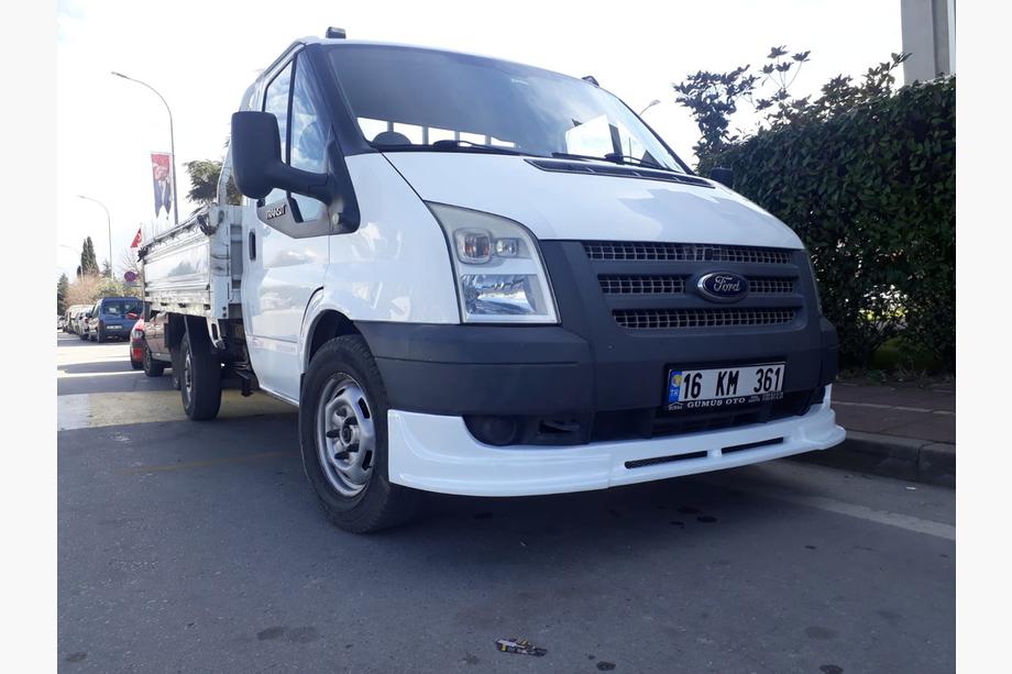 Ford Transit 2000–2014 гг. Нижняя накладка на передний бампер (2006-2014, узкая) Фото 1