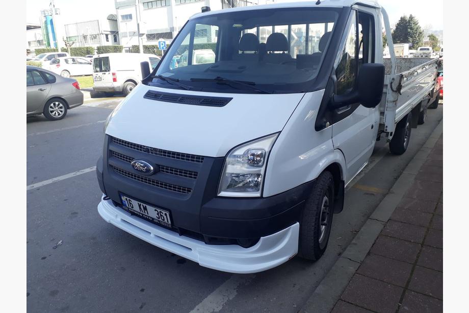 Ford Transit 2000–2014 гг. Нижняя накладка на передний бампер (2006-2014, узкая) Фото 4