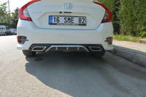 Диффузор заднего бампера (Meliset, в цвет) фото 2 Диффузор заднего бампера (Meliset, в цвет) фото 2