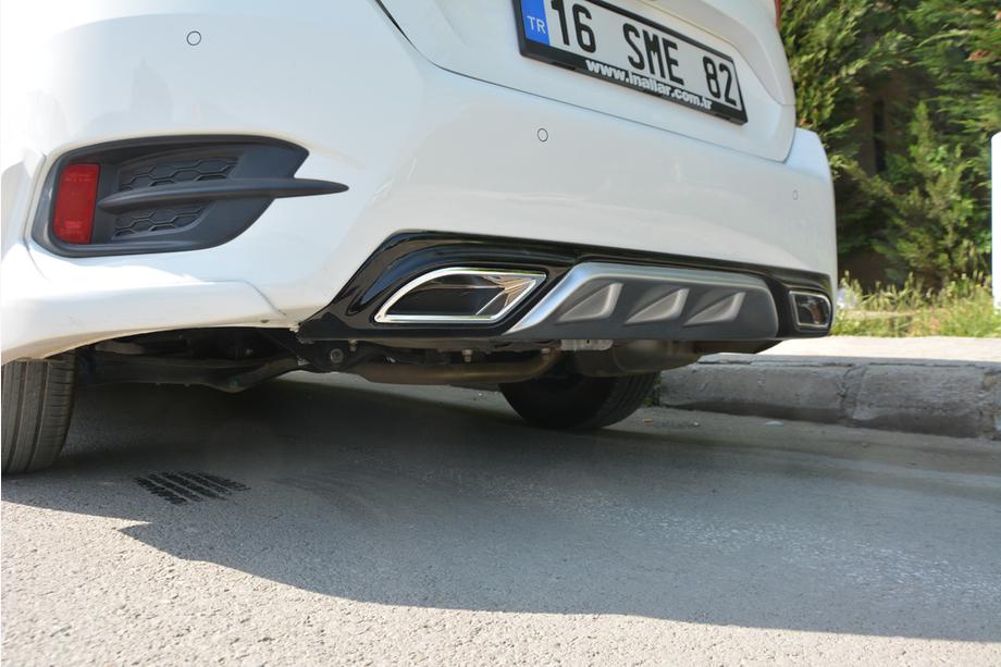 Диффузор заднего бампера (Meliset, в цвет) Image Диффузор заднего бампера (Meliset, в цвет) Image