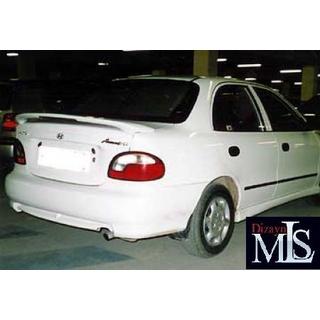 Hyundai Accent 1994-1999 Боковые юбки Спорт под покраску