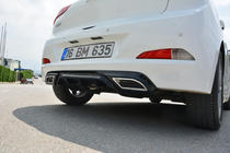 Hyundai I-20 2014-2020 гг. Задняя накладка Meliset (грунт под покраску) фото 2