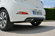 Hyundai I-20 2014-2020 гг. Задняя накладка Meliset (грунт под покраску) фото 3