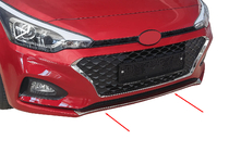 Hyundai I-20 2014-2020 гг. Накладка на решетку бампера 2018-2020 (нержавейка) фото 1